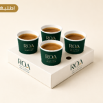 قاعدة أكواب القهوة ( 4 كوب )